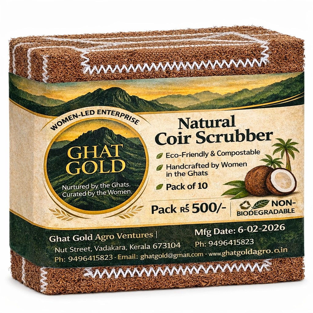 Coir Scrubber Pack of 10